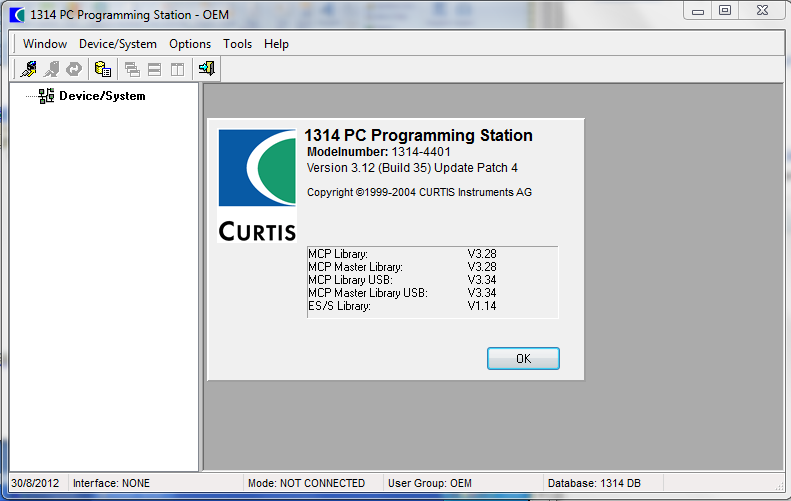 curtis programming software